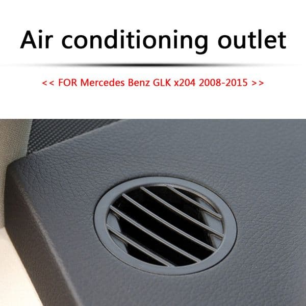 Air Conditioning Vent Grill Cover Interior Car Dashboard Small Round for Benz GLK-Class X204 Replace Outlet Panel