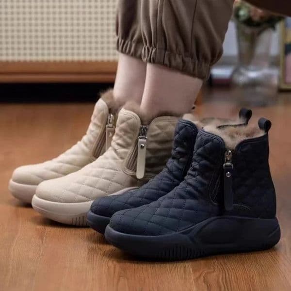 Winter Snow Boots Thick Bottom Side Chain Warm Comfortable Snow Boots for Women 241112