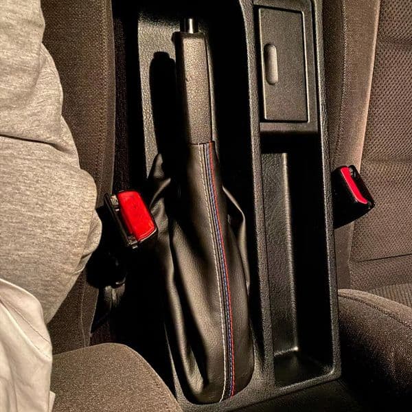 Car New Gear Shift Knob Stick Dust Cover Handbrake Handle Faux Interior Leather Clothes for E30 2025 E36 E34 E46 Z3 Manual Models