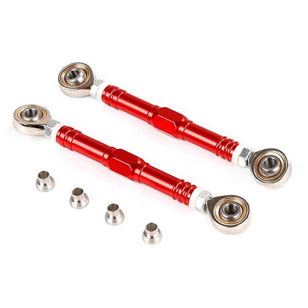 CNC Metal Steering Pull Rod Set For 1/5 LOSI 5Ive-T 5T ROVAN LT Rc Car Toys Parts