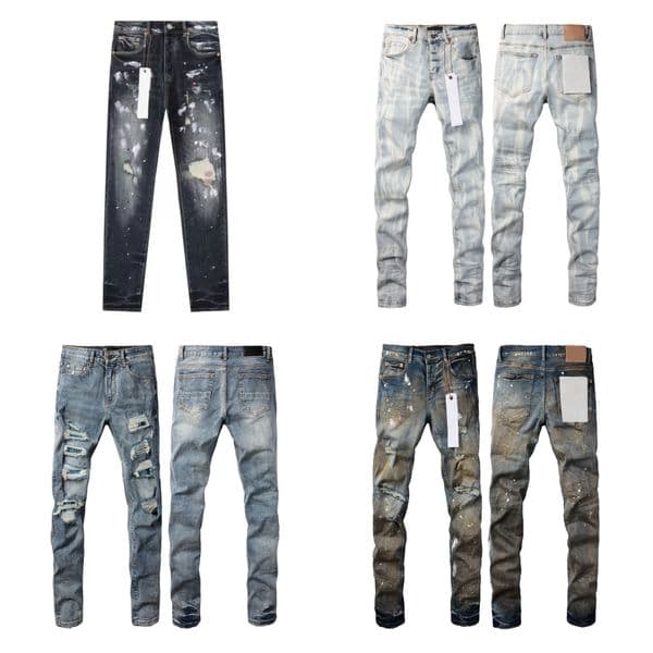 summer jeans for men women pants designer purple jeans Trousers Mens Purple Jeans hight quality pants