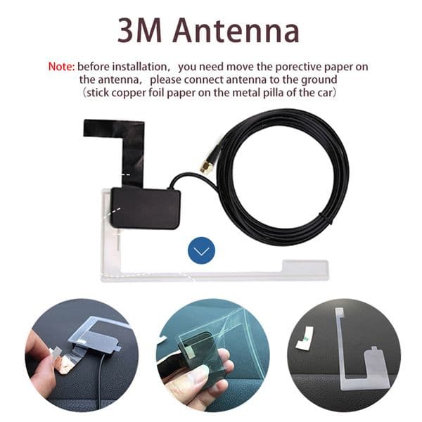 DAB+ Digital Radio Tuner 170-240MHz USB Dongle Receiver Car Audio Adapter FM Transmitter Box for Android 5.1 Above Car Stereo