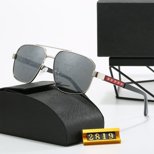 Luxury Sunglasses Designer Sunglasses for Men Women Fashion Sunglass Letter Legs Metal Frame Eyeglasses Round Frame Unisex Sun glass Polarized Light Lens