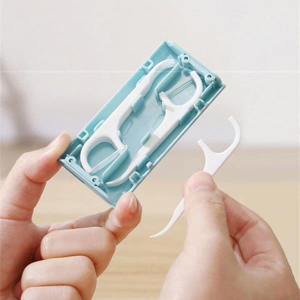 108pcs/set Dental Floss Stick Tooth Cleaning Interdental Brush Dental Floss Pick Oral Hygiene Care 1 Bag Dental Floss Ultra-Fine