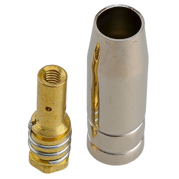 1 Set 030 Short Gas Diffuser Contact Tip Holder Nozzle Fit for Chicago Electric Harbor Freight MIG Welder
