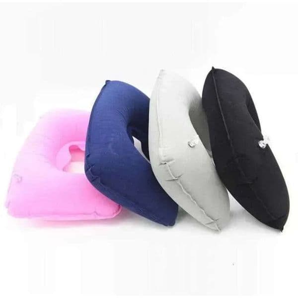 500Pcs U Shaped Iatable Car Head Rest For Travel Office Air Cushion Neck Pillow Wholesale