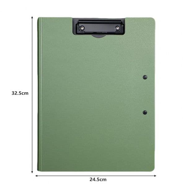 A4 Clipboard File Cover File Clamp Binder Organizer Case Waterproof Clipboard Box with Storage Foldable Document Case for Office
