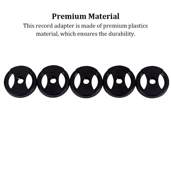 Pack of 5 Record Adapter Turntable Phonograph Balanced Disc Replaced Part