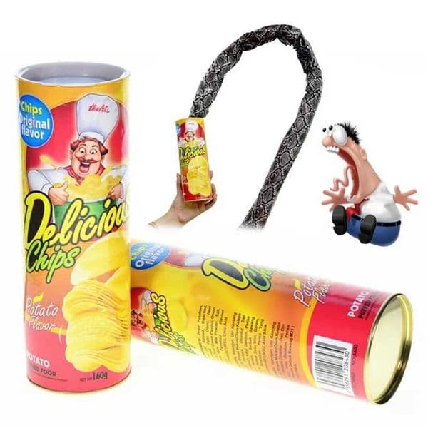 Potato slice snake can dance on stage magic skills spring snake toys April Fools Day Halloween parties jokes can be pranks W241114