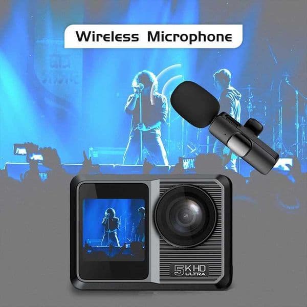 Hot Sale 5K ultra high definition action camera remote wireless 24MP 30FPS sports shock resistant WiFi dual Sn 170 wide-angle waterproof camera T241104