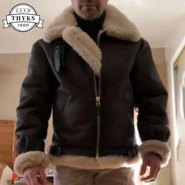 New retro leather jacket mens casual zipper thickened warm fur integrated Parkas jacket outdoor Pilot PU jacket autumn 5XL W241113