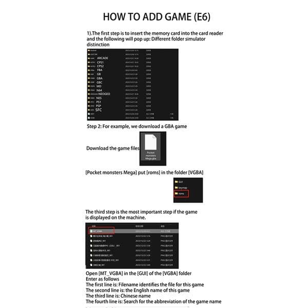 E6 Handheld Game Console 64GB 10000+Games 5 Inch Screen 5000Mah Support For GBA GBC PSP PS1 N64 Game Console