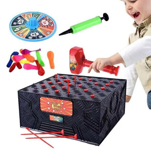 Balloon Box Game Mischief Explosion Balloon Box Party Board Game Balloon Game Practice Hand Eye Coordination Banquet W241114