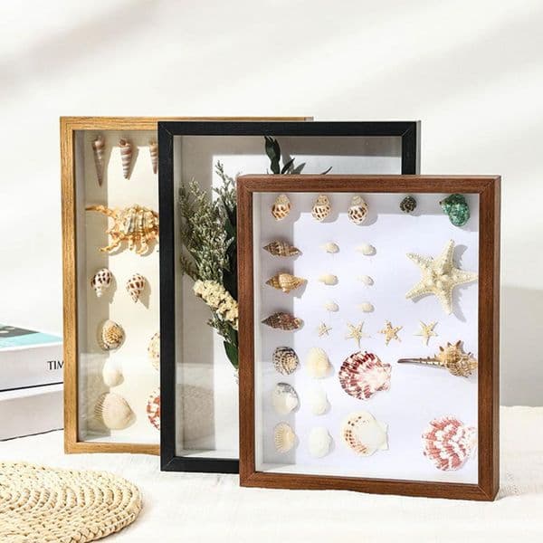 Creative Hollow Dried Flower Plant Photo Frame Handmade DIY Display 3D Picture Frame Deep Large Shadow Box Display Case