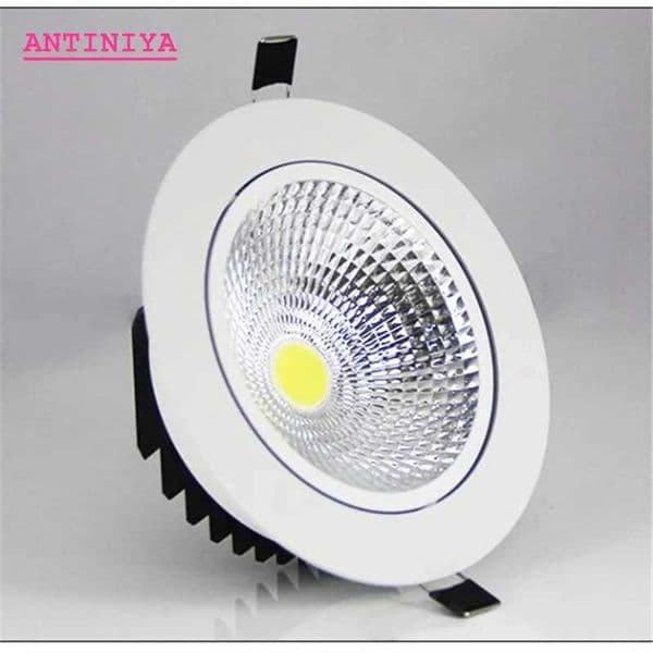 Super Bright Recessed Dimmable LED Downlights 5W 7W 9W 12W 15W 18W Chip COB Spot Light Ceiling Lamp Decoration AC85-265VLX241114