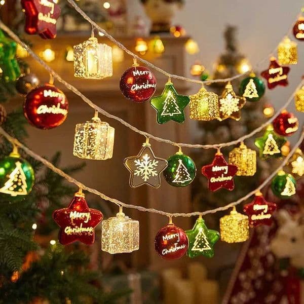 Christmas Light String Candy Christmas Tree Lights Christmas Tree Lights Christmas Tree Light String Hanging Celebrations Merry Christmas Decoration X2411141