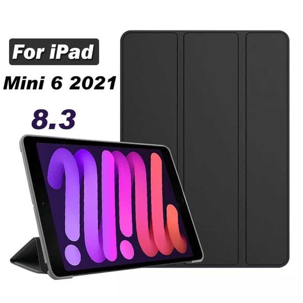 Funda For iPad Mini 2021 8.3-inch PU leather three fold e-book box suitable for iPad Mini 6th A2568 phone case tablet stand cover M241115