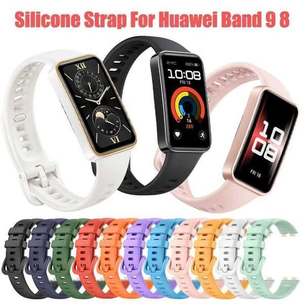 New Arrival Silicone Strap 9 8 7 6 Pro Smart Wah Colorf Replacement Soft Sports Bracelet Strap New Smartwah Strap Z241115