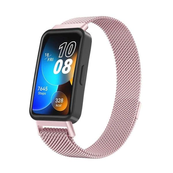 New Arrival Stainless steel strap suitable for Band8 Milanese Magnetic Loop Wahband suitable for Band8 Smartwah accessories Correa bracelet Z241115