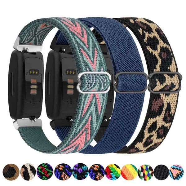 Elastic Woven Strap for Inspire 2/Inspire HR Band Wahband Bracelet for Inspire ACE 2/ACE3 Strap Wristband Correa M241115