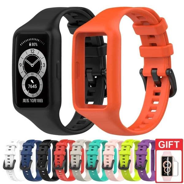 New Arrival New silicone integrated strap 6 with sports replacement strap 6 with honor strap 6 with Tpu Wah strap Z241115