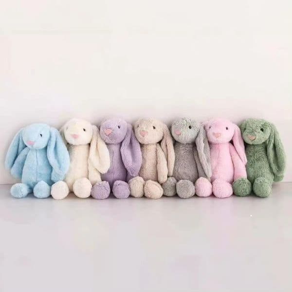 Easter Plush Toy Long Eared Girl Soft Cute Doll Little Rabbit Pillow Z260131