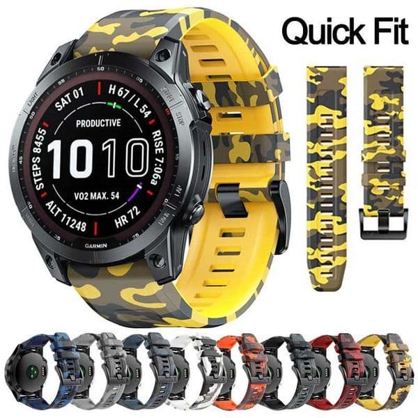 26mm silicone quick release strap for Fenix 5 5X 6 6X Pro 7 7X 8 Forerunner 945 Quick fit Smartwah Band bracelet for gin M241115