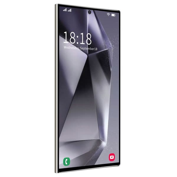 High-Performance Android 13 S24 Ultra 5G Phone with Large 7.3-inch Screen, Dual Network Support (LTE 4G and WCDMA) 3G) 64GB 256GB