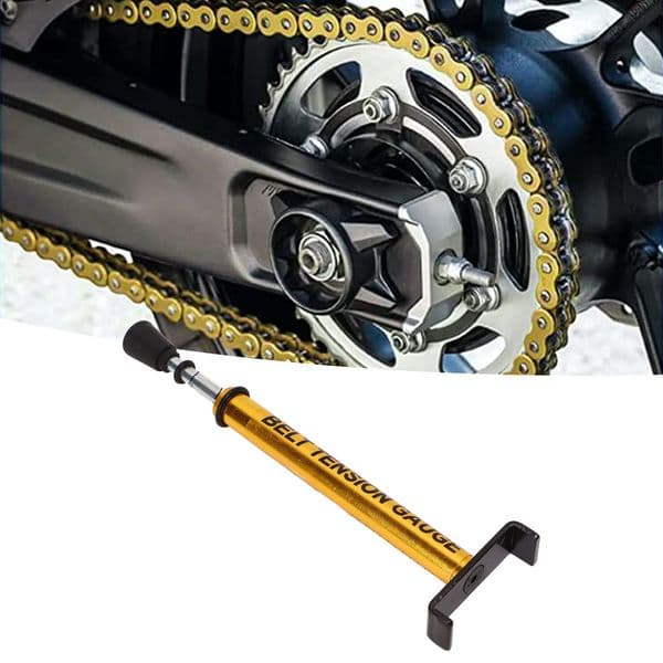 New 10 Lb Belt Tension Gauge Metal Universal Motor Belt Replacement for Accurate Motorcycle Setting Handheld Disassembly Tool