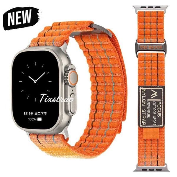 New Arrival Wah Band sports wristband 46mm 42mm 44 tra 49mm 45 38 40 41 Iwah series 10 9 Se 8 2 6 Correa nylon bracelet strap Z241115