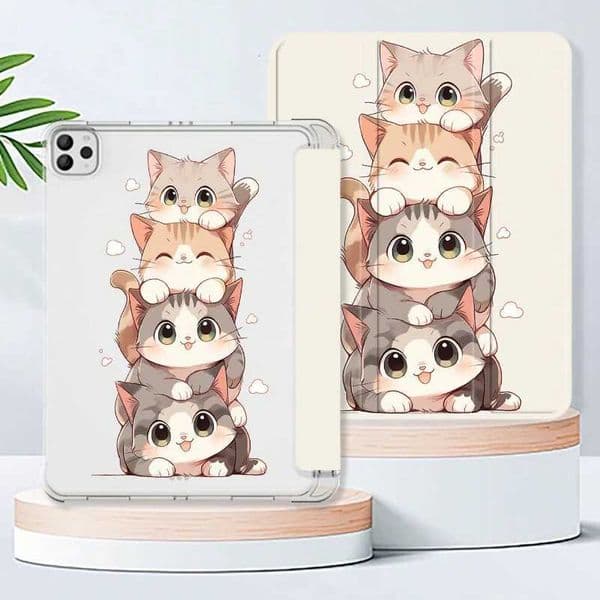 Flip Smart Cover for iPad Air 6 Case iPad 10th Generation Air 5th 4th 10.9 2020 Pro 11 iPad 10.2 9th 8th 7th Smart Case with Pen Holder M241115