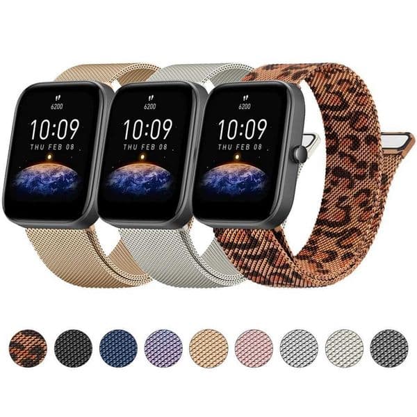 New Arrival Suitable for 20/mm Milan band of Amazfit GTS 2 4 Mini/GTS 3/GTS 2e/Bip 3 Pro/Bip U Pro/Bip S lite/GTR 3 Pro/GTR 2 4 magnetic Wahband Z241115