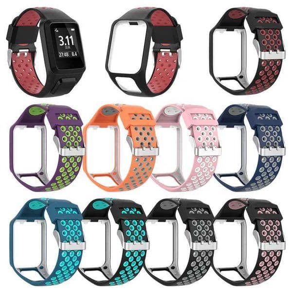 New Arrival TT Runner Silicone Wristband 2 3 T Adventure Golfers 2 Spark 3 GPS Smart Wah Replace Sports Wristband Bracelet Z241115