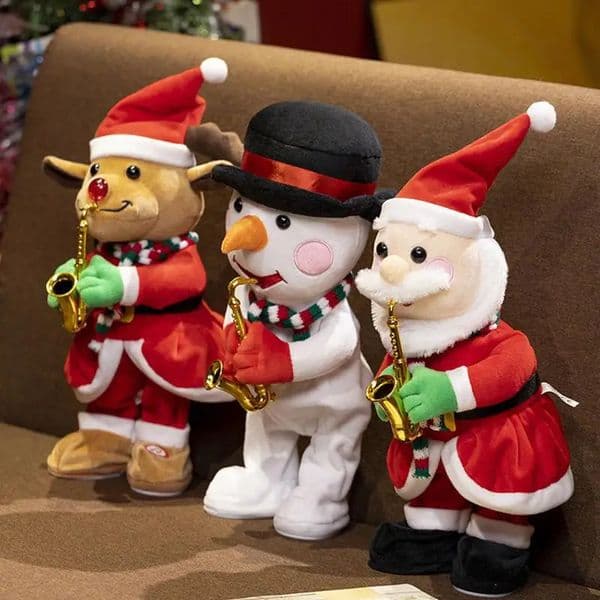Christmas Electric Music Dance Santa Claus Doll Toy Dance Doll Party Christmas Decoration Gift Celebration Event 241114