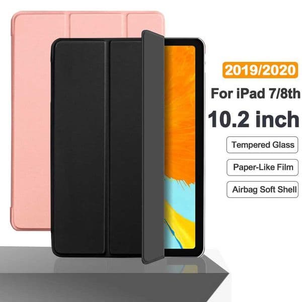 New Arrival Flip up tablet case for iPad 7th 8th 10.2-inch Funda PU leather smart cover for iPad 10.2-inch 2019 A2198 A70 Folio Capa automatic wake-up Z241115
