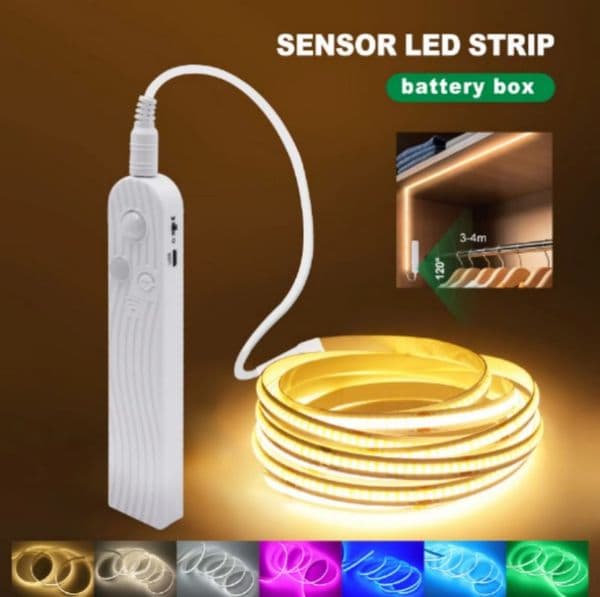 LED Neon Lights Strip Motion Sensor Hand Scan Switch USB Powered Dimmable Waterproof Flexible Light For Home Party DIY Neon Sign