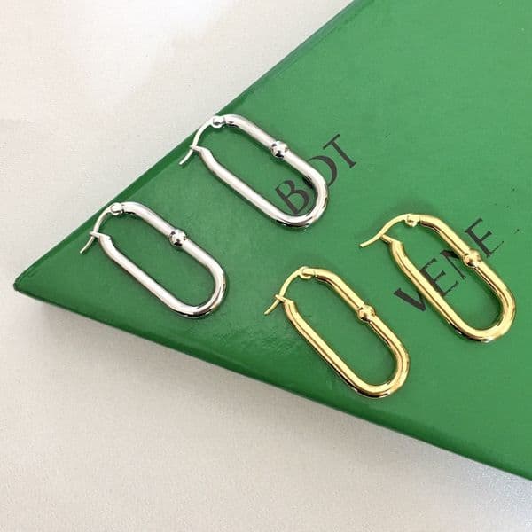 Designer- For Women Earrings Women's Chain Hoop With Fashion Letters Personality Stud