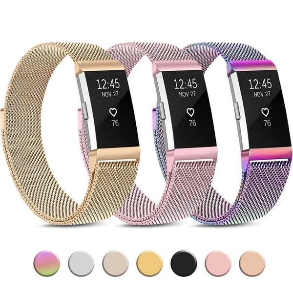New Arrival Magnetic metal strap charging 2-band replacement bracelet wristband charging 2-band smart Wahband accessories Z241115