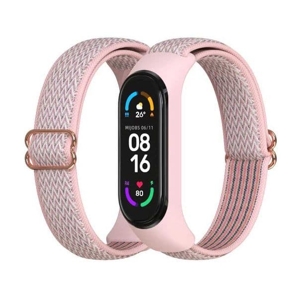 New Arrival Nylon strap Mi Band 7 6 5 4 3 elastic replacement bracelet sports wristband Mi Band 6 smart Wah Miband 7 4 3 Psera Z241115