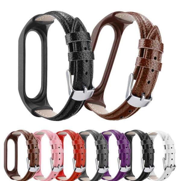 New Arrival Suitable for Wah Strap Mi Band 7 6 5 4 3 Wah Strap Leather Wristband Wah Strap Smart Accessories Z241115