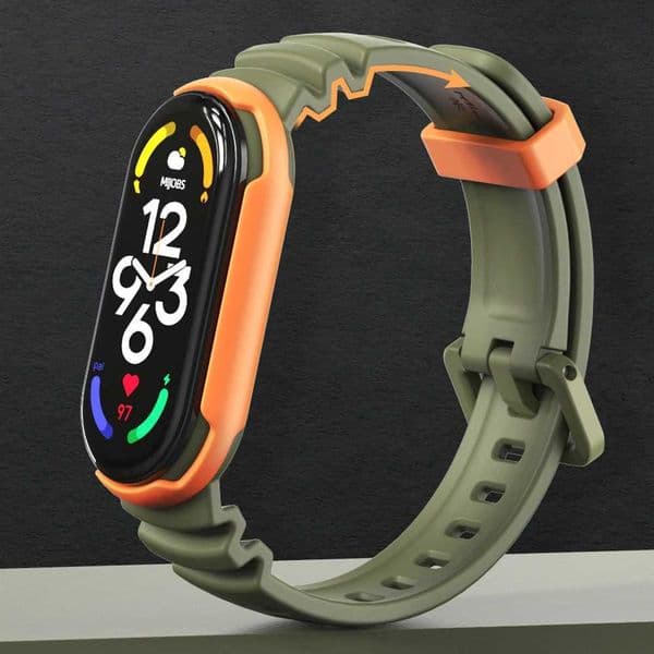 New Arrival Suitable for Mi Band 8 9 7 6 5 with Mi Band 7 9 wristband Correa Wah replacement soft TPU silicone MiBand 7 8 9 bracelet Z241115