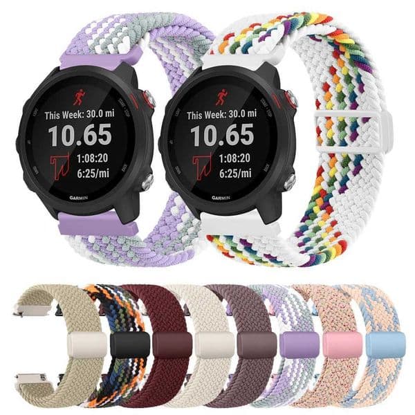 New Arrival 20mm woven strap for Gin Active 4 3 Music Venu Sq 2 Plus strap for Forerunner 245 645 55 158/move 3 bracelet Z241115
