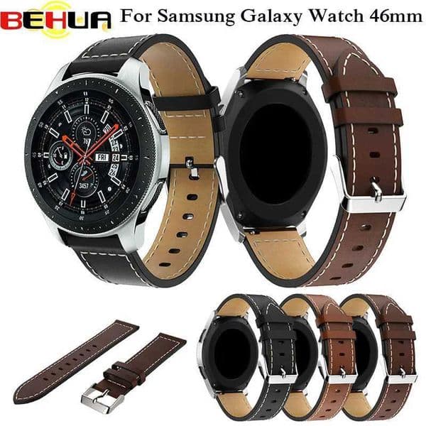 Hot Sale Suitable for Galaxy Wah 3 45mm 46mm SM-R800 mm leather replacement Wahband classic wristband T241115