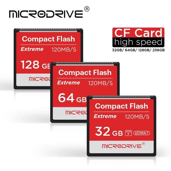 Professional CF card 64GB 128GB 32GB 256GB Memory Card Compact Flash Cards Compactflash 1066x UDMA7 high-speed 120mb/s 241125