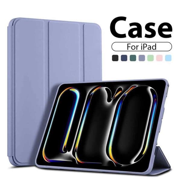 Hot Sale Suitable for iPad Pro 13 11 M4 M2 12.9 6th 2024 Air 11 5 4 3 2 1 Case Suitable for iPad 10 9 9th 10th Mini 6 10.9 10.2 Protective Cover T241115