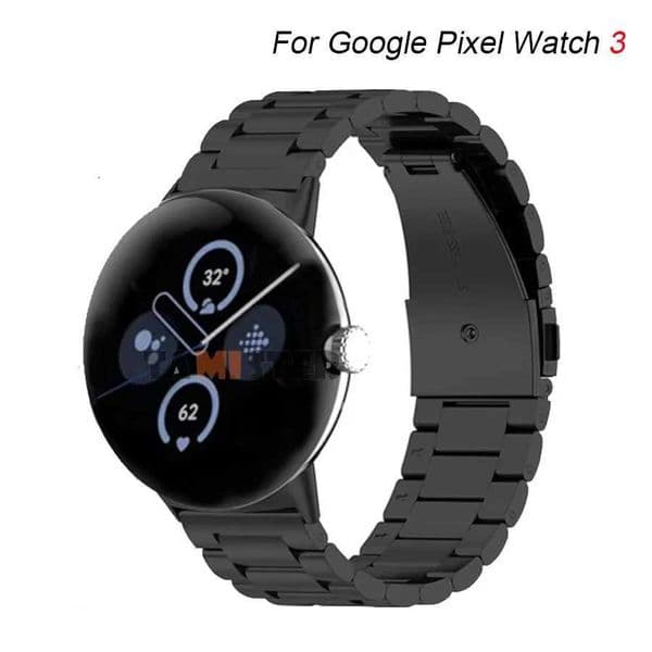 Suitable for Pixel Wah 3 41 45mm stainless steel bracelet suitable for Pixel 2 Wah Band replacement with Correa wristband accessories M241115