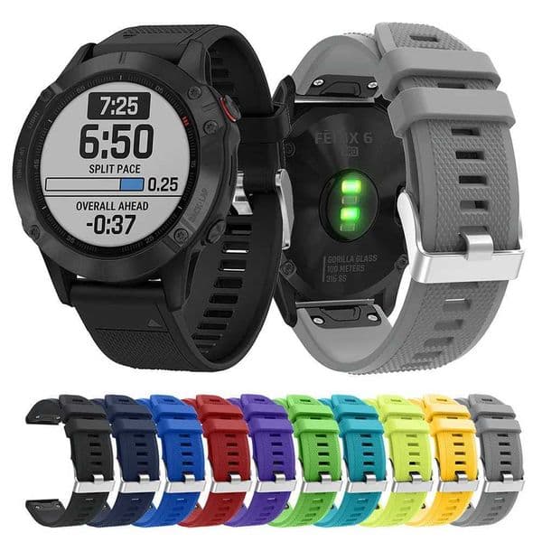 Hot Sale Silicone strap for Fenix 7 6 Pro 5 Plus Smart Wah Band Quick Fit Wahband for Gin Forerunner 935 945 T241115