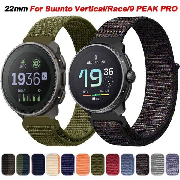 Mm Nylon Ring Bracelet for Suunto 5 9 Peak Pro Bracelet Replacement M241115