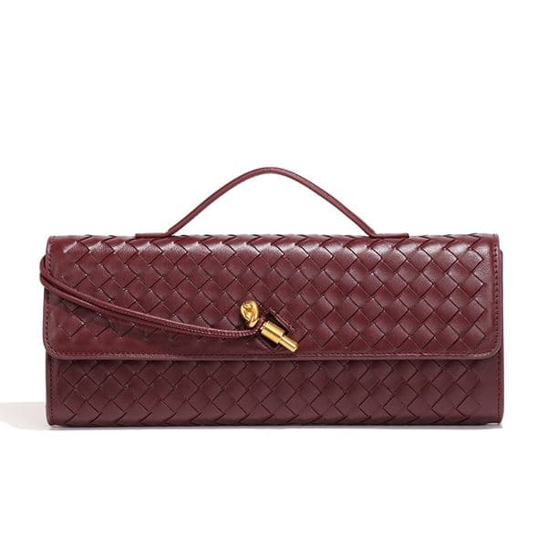 Botegaveneta Bags Women Woven Soft Leather CF Handle Flap Wallet Boteggas Clutch Purse Strap Crossbody Shoulder Bags Intreccio Handbag Luxury Bottes Bag 01B