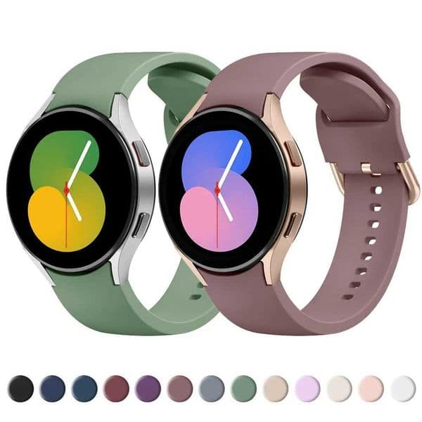 Hot Sale Wah Band for Galaxy Wah 5 Pro 45mm/Wah 4 Classic 42mm 46mm/Wah 4 5 40mm 44mm Strap Soft Bracelet Sports Strap T241115